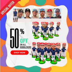 Custom Team Bobblehead, Custom Basketball Team Bobblehead, Custom Football Player Bobblehead, Custom Group Buy Bobbleheads Minimum 14 People