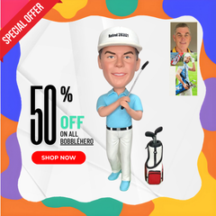 Custom Bobblehead Golf Gifts For Boss, Unique Golf Gifts For Him, Best Golf Gifts For Men, Golf Presents For Boyfriend