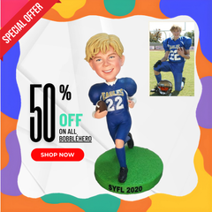 Personalized Football Player Bobblehead For Teenager, Custom Baseball Bobbleheads, Basketball Bobbleheads, Volleyball Player Bobbleheads