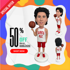 Custom Basketball Bobbleheads, Personalized Football Figurines, Custom Basketball Player Sculptures, Custom Athlete Bobblehead