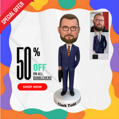 Custom Boss CEO Bobbleheads For Boss's Day, Custom Bobblehead Business, Personalized Office Gift For Coworkers, Office Manager Gift Ideas