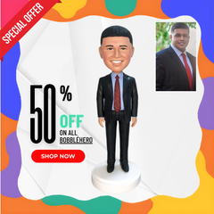 Custom Business Bobblehead, Personalized Groomsmen Gifts, Custom Groom Figurines, Christmas Gifts For Your Boss, Colleagues, Friends