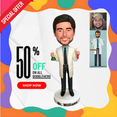 Custom Doctor Bobblehead, Custom Dentist Bobblehead, Personalized Bobblehead Doctor, Presents For Doctors