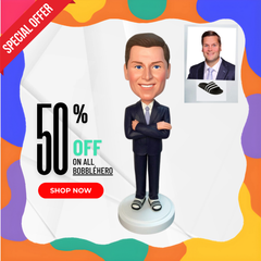 Custom Office Bobbleheads, Personalized Bobbleheads Business, Christmas Gift For Boss, Great Christmas Business Gifts For Customers