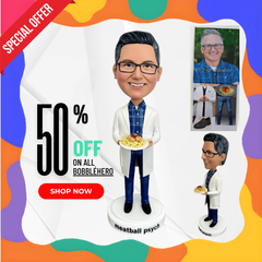 Custom Doctor Bobblehead Cook, Personalized Dentist Bobblehead, Custom Specialist Bobbleheads, Custom Laboratory Doctor Bobbleheads