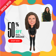 Create Your Own Bobblehead, Custom Action Figure From Your Photos, Custom Women Figures Of Yourself, Custom Bobblehead Dolls Look Like You