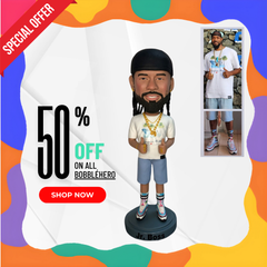 Custom Beard Bobbleheads From Photos, Fully Custom Bobblehead Figurine Personalized Gifts Valentine's Day Gift, Boyfriend Gift