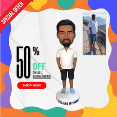 Custom Bobblehead Gifts For Boyfriends, Create Your Own Bobblehead, Personalized Action Figure Of Yourself, Design Your Own Bobblehead