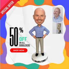 Cutom Bald Head Bobblehead, Personalized Gifts For Boss, Christmas Gifts For Boss, Gifts For judges