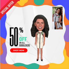 Personalized Bobblehead Of Girlfriend, Personalized Gifts For Girlfriend, Unique Gifts For Female Friends, Christmas Gifts For Boss Female