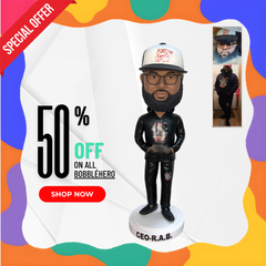 Cutom Beard Bobbleheads, Personalized Funny Beard Bobblehead Gift Of Yourself, Cool Present For Boyfriend, Create A Doll That Looks Like You