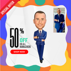 Custom Business Suit Bobbleheads For Man, Custom Businessman Bobblehead, Make Your own Custom Bobblehead, Create Your Own Bobblehead