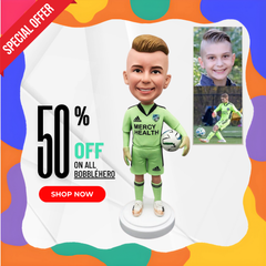 Custom Football Player Bobblehead, Custom Football Player Figure Bobblehead, Custom Kids Bobblehead Gifts For Teenage Football Players