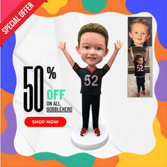 Personalized Custom Cute Boy Bobble Heads, Custom Kid Bobblehead Figurines For Litter Boy, Personalized Gifts For Kids, Gifts For Children