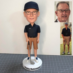 Personalized Bobblehead Playing Golf, Best Golf Gifts For Men, Gifts Golfers Lovers, Golf Presents For Dad, Unique Golf Gifts For Him