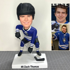 Custom Bobblehead Hockey Player, Custom Hockey Player Bobbleheads, Create Your Own Hockey Player Bobblehead, Gift For Young Hockey Players