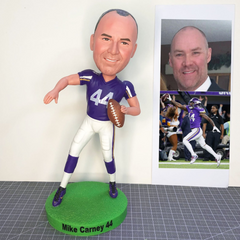 Custom Football Player Bobblehead, Customized Football Bobbleheads, Personalized Football Sports Bobbleheads, Christmas Gifts For Players