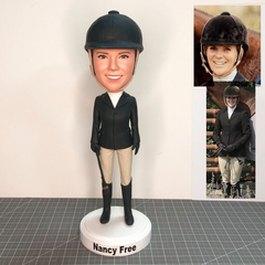 Custom Bobblehead Riding Clothes, Unique Birthday Gifts Girlfriend, Christmas Gift For Her, Personalized Action Figure Of Yourself