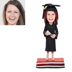 Personalized Custom Bobblehead Graduation, Graduation Gifts For Kid Boy Girl Teacher Student, Customized Gifts Figurines