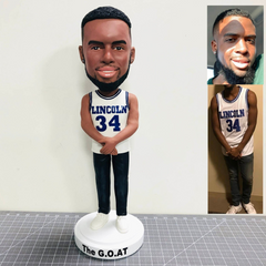 Custom Bobblehead Basketball Player, Cool Gifts For Basketball Players, Custom Referee Basketball Bobblehead, Custom NBA Bobblehead