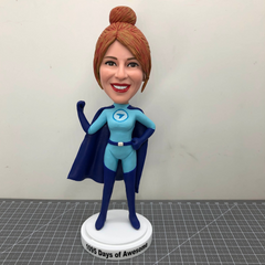 Custom Superhero Bobbleheads, Custom Superwoman Bobblehead, Custom Superhero Figures, Make Yourself Into Superwoman Figure