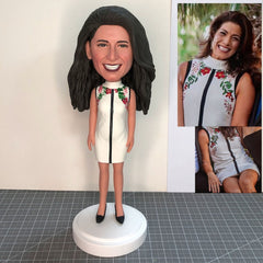 Personalized Bobblehead Of Girlfriend, Personalized Gifts For Girlfriend, Unique Gifts For Female Friends, Christmas Gifts For Boss Female