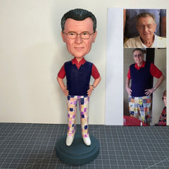 Custom Father Bobbleheads From Photo, Personalized Gifts For Dad, Unique Birthday Gifts For Dad, Customized Father's Day Gifts