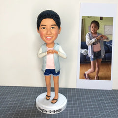 Custom Little Girl Bobbleheads, Christmas Gifts For Daughters, Personalized Gifts For Teens, Unique Christmas Gifts For Teenage Girl