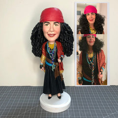 Custom Women Bobbleheads: Bobbleheads as Unique Gifts for Birthday, Wedding, Anniversary From Your Photos