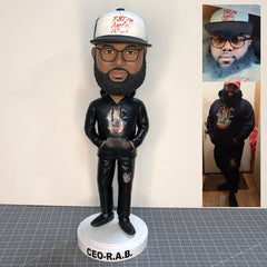 Cutom Beard Bobbleheads, Personalized Funny Beard Bobblehead Gift Of Yourself, Cool Present For Boyfriend, Create A Doll That Looks Like You