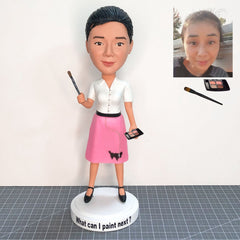 Custom Bobblehead Makeup Artist, Birthday Present For Girlfriend Who Loves Makeup, Funny Gifts Creative Birthday Gifts For Girlfriend