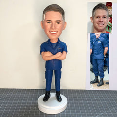 Custom Officer Bobblehead, Custom Soldier Bobblehead, Custom Military Man Bobbleheads, Commander Bobblehead, Senior Official Bobblehead