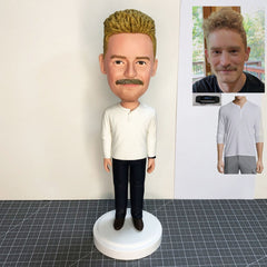 Custom Bobbleheads For Man, Personalized Funny Fathers Day Gifts, Unique Father's Day Gift Ideas, Custom Husband Bobbleheads Look Like You