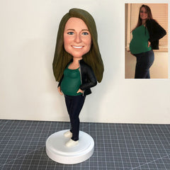 Custom Pregnant Bobbleheads, Make Your Own Bobblehead, Design Your Own Bobblehead, Create Your Own Action Figure Look Like You