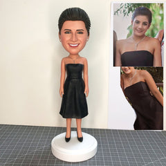 Personalized Birthday Gift For Boss Female, Custom Girl Bobbleheads From Photo, Unique Gift Ideas For Girlfriend, Gifts For Best Friend Girl