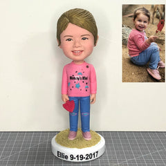 Custom Bobbleheads Of Kids, Personalized Bobbleheads For Kids, Christmas Gifts For Daughters, Turn Your Kids Into an Action Figure