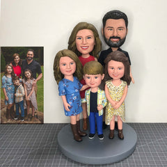 Custom Family Bobbleheads, Unique Family Christmas Gifts, Cool Family Christmas Gifts, Create My Own Family Bobblehead, Personalized Gifts