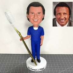 Bobblehead That Looks Like You, Custom Dentist Bobblehead,Unique Funny Gifts For Dentists, Customized Bobbleheads Dentist