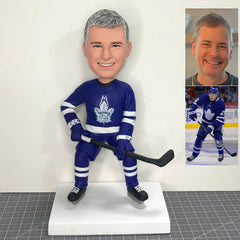 Custom Hockey Bobblehead, Custom Hockey Player Bobblehead, Unique Gifts For Hockey Lovers, Perfect Gift For Hockey Boyfriend