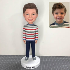 Custom Bobbleheads Of Kids, Custom Bobbleheads For Kids, Customized Kids Bobblehead, Unique Christmas Gifts For Children