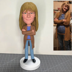 Custom Bobbleheads That Look Like Your Mom, Personalized Gifts For Mom, Unique Birthday Gifts For Mom, Anniversary Christmas Gifts For Mom