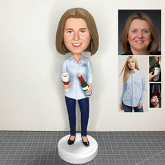 Personalized Bobblehead Of Girlfriend, Custom Bobblehead Woman, Funny Gifts To Give Your Girlfriend, Make a Bobblehead Of Myself