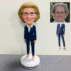 Custom Grandmother Bobbleheads, Personalized Female Office Statues, Personalized Gifts For Your Boss Female, Great Gifts For Women Boss