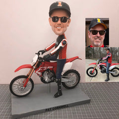 Custom Motorcycle Bobblehead, Custom Bobblehead On Motorcycles, Racing Motorcycle Bobblehead, Motorcycle Lovers Gifts