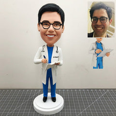 Personalized Doctor Bobbleheads, Custom Medical Doctor Bobblehead Figurines, Unique Dentist Doctor Gifts For Him, Personalized Nurse Statues