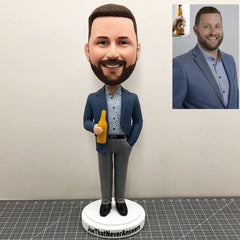 Personalized Business Statues, Customized Boss Bobbleheads, Custom Boyfriend Bobblehead, Custom Bridegroom Bobblehead, Best Man Bobblehead