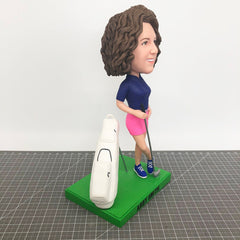 Custom Golf Bobbleheads, Custom Golfer Figurines For Wife, Personalized Statues Golf Gifts, Custom Golfer Sculpture, Custom Golf Wax Figure