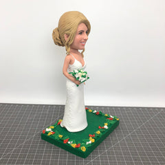 Custom Wedding Bobbleheads Unique Gifts For Wife, Custom Bride Bobbleheads, Personalized Bridesmaid Gifts, Unique GroomTo Bride Gift Ideas