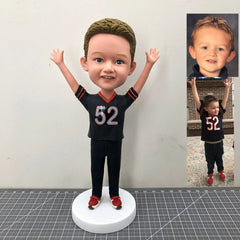 Personalized Custom Cute Boy Bobble Heads, Custom Kid Bobblehead Figurines For Litter Boy, Personalized Gifts For Kids, Gifts For Children