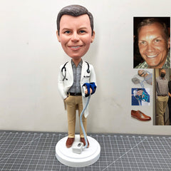 Cusom Surgeon Bobblehead, Custom Dentist Bobblehead, Custom Doctor Bobblehead, Personal Medical School Graduate Bobblehead, Dentist Gifts